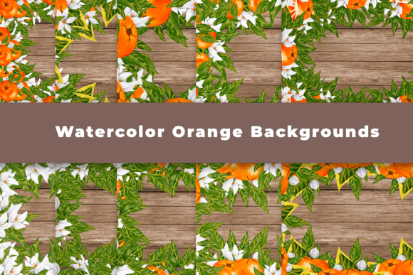 Download Watercolor Orange Backgrounds - Orange backgrounds Collection