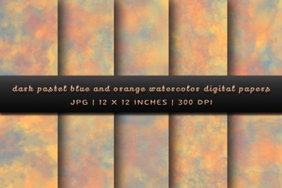 Download Dark Pastel Blue and Orange Backgrounds - Orange backgrounds Collection